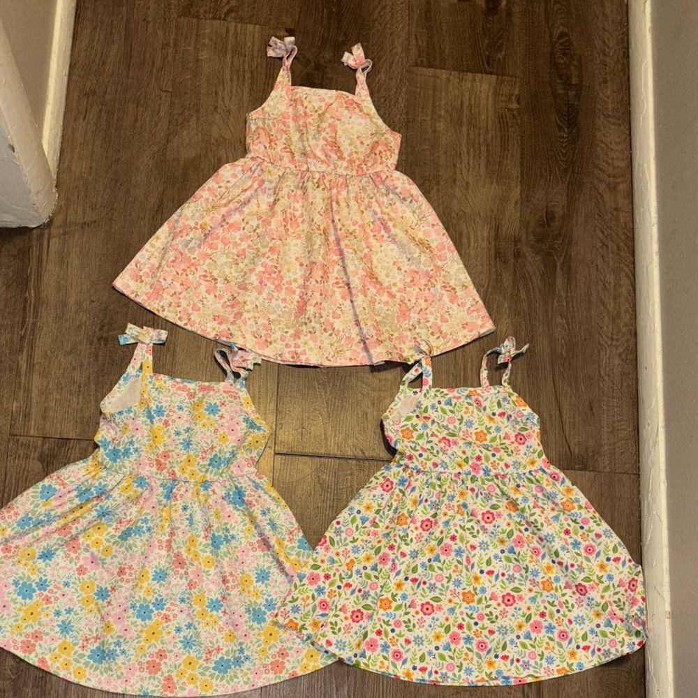 SHEIN Floral Toddler Dress Bundle